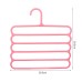 Daeorio  Multiple Clothes Hanger Pants Organizer – Compact Metal Hanger with Tiered Design for Pants, Scarves, and Towels