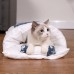 Daeorio Sleeping Bag Pet Cushion – Comfortable and Warm Sleeping Bag for Pets, Ideal for Cats and Small Dogs